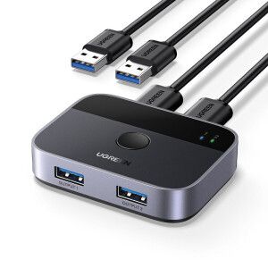 상품 이미지: 유그린 USB3.0 2대2 스위치 선택기 CM757
