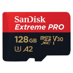 상품 이미지: 마이크로 SD카드 128GB 128기가 Extreme Pro 블랙박스 핸드폰 닌텐도 카메라 외장 메모리 정품 샌디스크