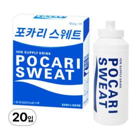 상품 이미지: 동아오츠카 포카리스웨트 분말 65.6g x 20입+보틀1개 증정