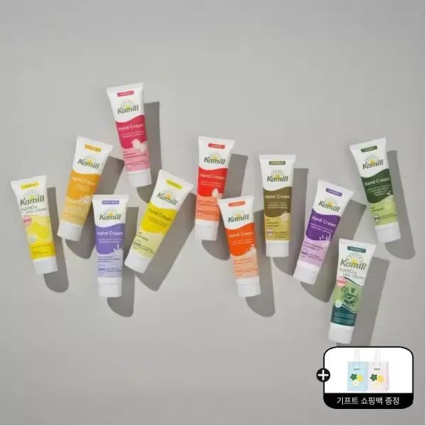 상품 이미지: 쇼핑백GIFT! [카밀] 핸드크림 휴대용 미니 사이즈 30ml*10개