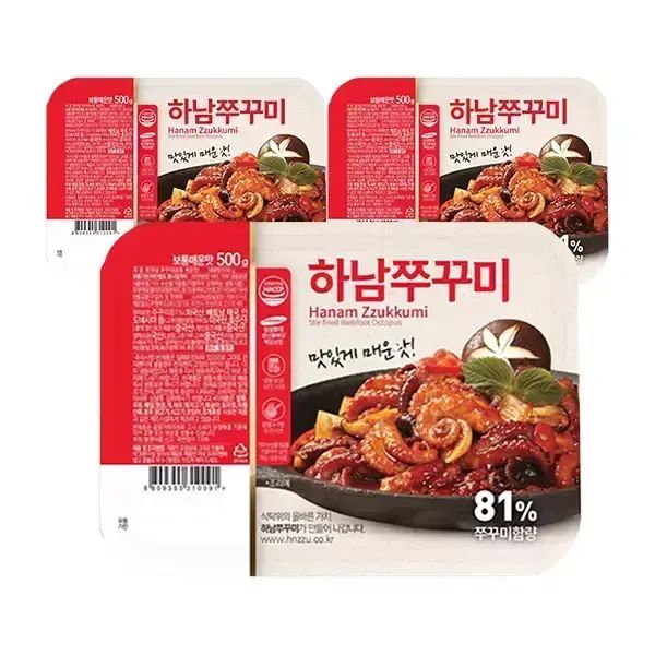 상품 이미지: 하남쭈꾸미 보통매운맛, 500g, 3개