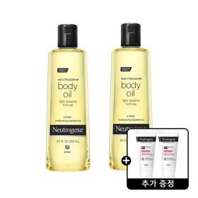 상품 이미지: 뉴트로지나 바디오일 250ml 2개 + 뉴트로지나 시카 에멀젼 15ml 2개 증정