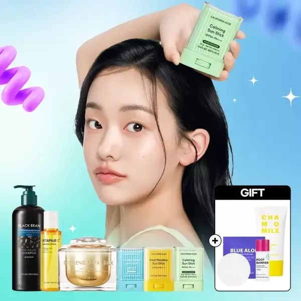 상품 이미지: [~58%+추가10%+T5%] 네이처리퍼블릭 썸머 페스타 (선스틱/알로에/블랙빈/진생/스네일/비타세럼 외)