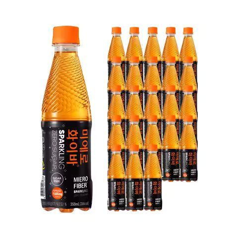 상품 이미지: 미에로화이바 스파클링제로 제로스파클링 탄산음료 스파클링 식이섬유 음료 350ml x 24개입