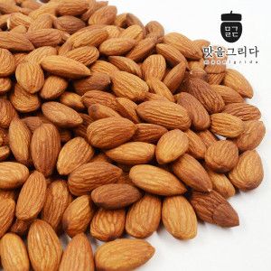 상품 이미지: 맛을 그리다 볶음 아몬드 2kg (1kg x 2봉) 구운아몬드 볶은 견과 캘리포니아산 (25년산 햇아몬드)