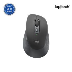 상품 이미지: 로지텍코리아 공식 M840L 인체공학 무소음 무선마우스 그라파이트