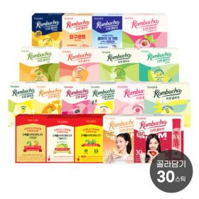 상품 이미지: 티젠 콤부차/애사비 30스틱 19종 택1/ 식단관리템 저칼로리 당0g
