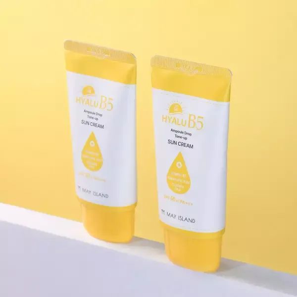 상품 이미지: [1.+1]메이아일랜드 히알루B5 수분촉촉 선크림 70ml (총2개) + 팩2매 증.정