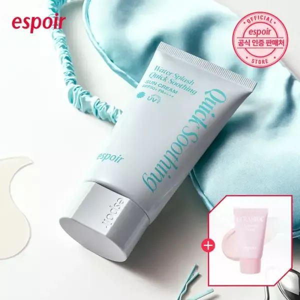 상품 이미지: 에스쁘아 NEW 워터 스플래쉬 선크림 퀵 수딩 50ml (+클렌징 폼)