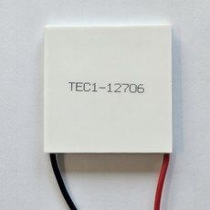 상품 이미지: 펠티어소자 TEC1-12706 열전소자 냉각모듈 - DC 12V 6A - 40x40mm 전자부품 냉각판, 1개