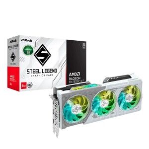 상품 이미지: ASRock 라데온 RX 9060 XT 스틸레전드 OC D6 8GB 대원씨티에스 (AMD 컴퓨터 그래픽카드)