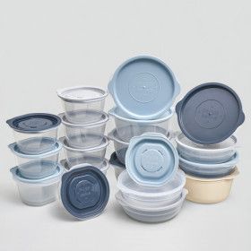상품 이미지: 전자렌지 냉동밥 보관용기 혼합 15세트 275ml / 450ml / 650ml 100%국내생산 FDA승인