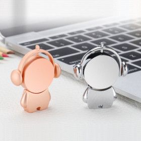상품 이미지: 반디 헤드셋 메탈 미니 USB 메모리 US610 64GB
