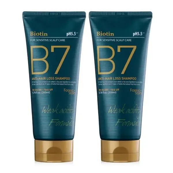 상품 이미지: B7 약산성 탈모 샴푸 200ml x 2개