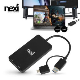 상품 이미지: USB3.0 to Dual HDMI 컨버터 듀얼 모니터 확장기 NX1316 NX-U3130-2HD
