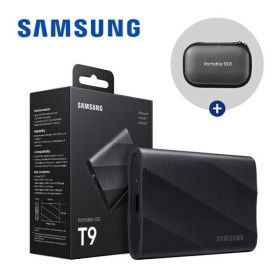 상품 이미지: 삼성전자 포터블 외장SSD T9 1TB 1테라 MU-PG1T0B/WW 국내정품 파우치 증정 KG