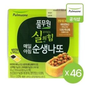 상품 이미지: 풀무원 생산직송 매일아침 순생나또(2팩x23개) 총 46팩
