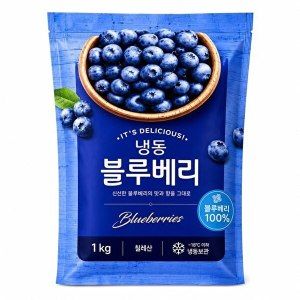 상품 이미지: IQF공법 깨끗이 씻어나온 냉동 블루베리 1kgx3봉