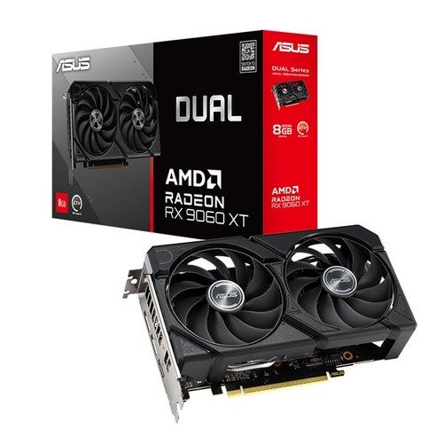 상품 이미지: ASUS DUAL 라데온 RX 9060 XT D6 8GB 대원씨티에스