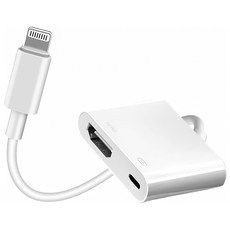 상품 이미지: 프리라이프 lightning to hdmi 라이트닝 8핀 HDMI 어댑터 핸드폰 미러링 케이블, 1개, SPZHQ01