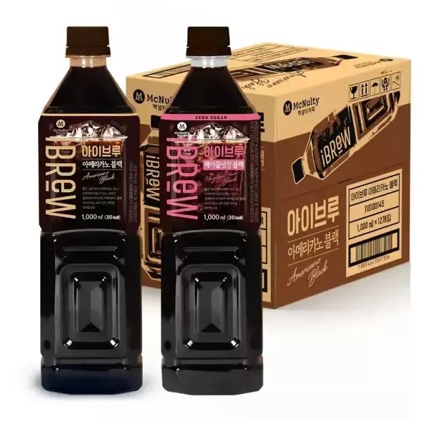 상품 이미지: 맥널티 대용량 아메리카노 블랙 커피 1L 12개 (오리지널/헤이즐넛)소비기한 블랙27년02월26일 헤이즐넛26년09월06일