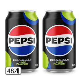 상품 이미지: 펩시 제로슈거 라임향 355ML 48개 (캔) 오픈세일