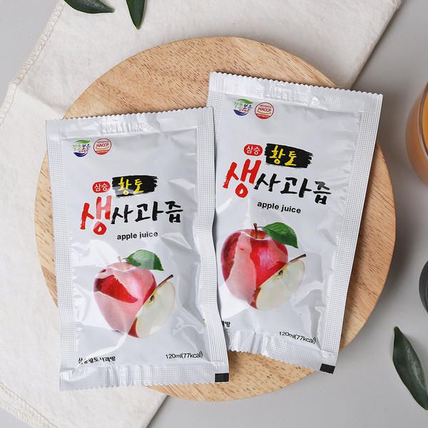 상품 이미지: 삼승황토사과방 100% 생사과즙 120mlx30봉/120mlx50봉
