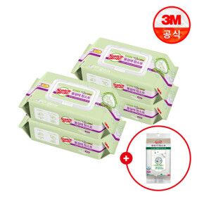 상품 이미지: 3M표준형 베이직 물걸레청소포 더블액션 30매X4팩 +PET 정전기 청소포 30매 증정