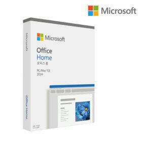 상품 이미지: 한국 MS 오피스 2024 홈 Office Home ESD 영구사용 제품키 정품인증점 가정용 이메일 발송