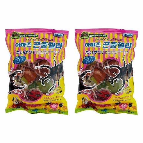 상품 이미지: 아마존 곤충젤리, 혼합색상, 2개