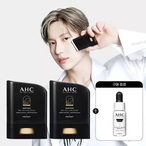 상품 이미지: AHC 마스터즈 에어리치 선스틱 14g 2개+(증정)프로샷 세럼 5ml