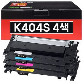 상품 이미지: (4색세트) 삼성 CLT-K404S 토너 재생 P404C SL-C483 C482 C480 C430 C432 C433 W FW (정품인식/오늘출발)