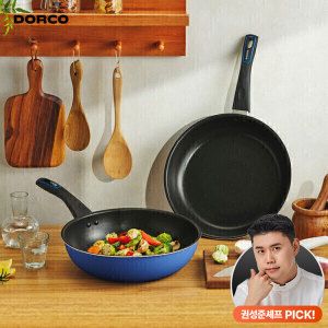상품 이미지: (HOT딜) 도루코 블라인드1위 프라이팬 2종 애쉬블루 인덕션 1+1 IH 모음전 궁중팬  냄비 주방칼 가위
