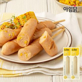 상품 이미지: 아임닭 맛있는 닭가슴살 소시지 꼬치 옥수수   70g 2팩