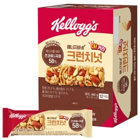 상품 이미지: 에너지바K 크런치넛 40g x 12개