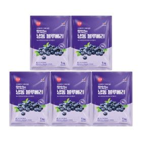 상품 이미지: 씨제이프레쉬웨이 이츠웰 냉동블루베리1kg x 5개