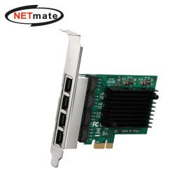 상품 이미지: 강원전자 넷메이트 PCI Express 쿼드 기가비트 랜카드(Realtek)(슬림PC겸용) NM-SWC02