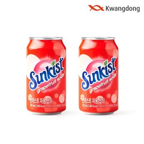 상품 이미지: 광동 썬키스트 자몽소다 355ml x 24캔 탄산 스파클링