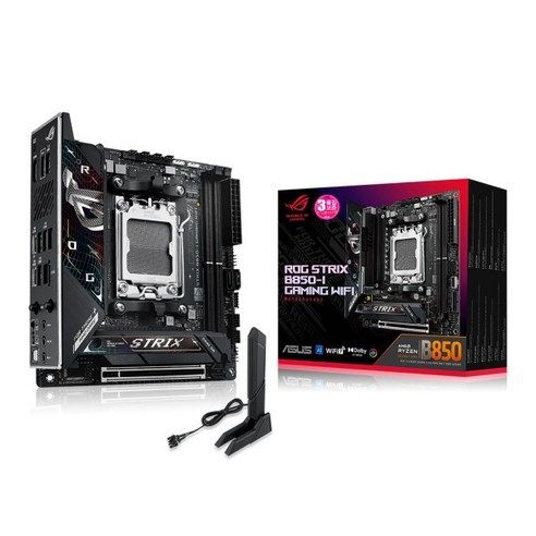 상품 이미지: ASUS ROG STRIX B850-I GAMING WIFI STCOM 에이수스 컴퓨터 게이밍 PC 메인보드 AMD CPU추천 MainBoard