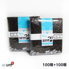 상품 이미지: 더해찬의 맛있는 파래김(햇김)100매+100매 (2봉)
