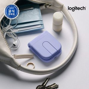 상품 이미지: 로지텍코리아 Mobi Fold 무선 블루투스 폴더블 휴대용 터치 접이식 무소음 마우스 라일락 오늘출발