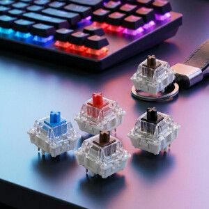 상품 이미지: 오테뮤 청축 커스텀 키캡 만들기 DIY 키보드 스위치 저소음 갈축 적축 오테뮤 기계식 키보드 꾸미기