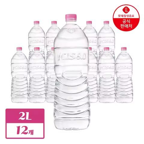 상품 이미지: 아이시스 8.0 ECO 무라벨 2L x 12개 생수