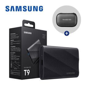 상품 이미지: 삼성전자 포터블 외장SSD T9 1TB 1테라 MU-PG1T0B/WW 국내정품 파우치 증정 KG