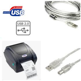 상품 이미지: ZEBRA GX420d 라벨 바코드 송장프린터 연결선 USB 제브라 프린터케이블 프린터USB
