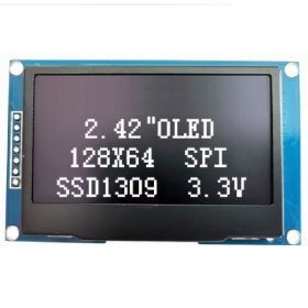 상품 이미지: OLED모듈 2.42인치 SSD1309 I2C SPI JK-242-12864-W 백색