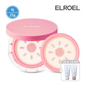 상품 이미지: 엘로엘 피치 핑크 톤업 팡팡 빅 선쿠션 25g 본품1+리필1+크레마 핸드크림