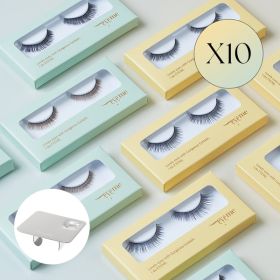 상품 이미지: (아이미속눈썹)피카소 아이미 속눈썹 10개 세트 (10종 택1)(+ 반지 팔레트 증정)