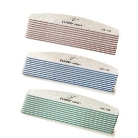 상품 이미지: 국산 지브라파일 3종 100 150 180그릿 각 10p 세트/손톱/손질/전문가용/네일파일