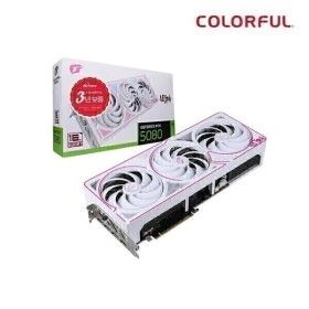 상품 이미지: COLORFUL iGame 지포스 RTX 5080 ULTRA OC D7 16GB White 피씨디렉트 + 007 퍼스트 라이트 게임 증정